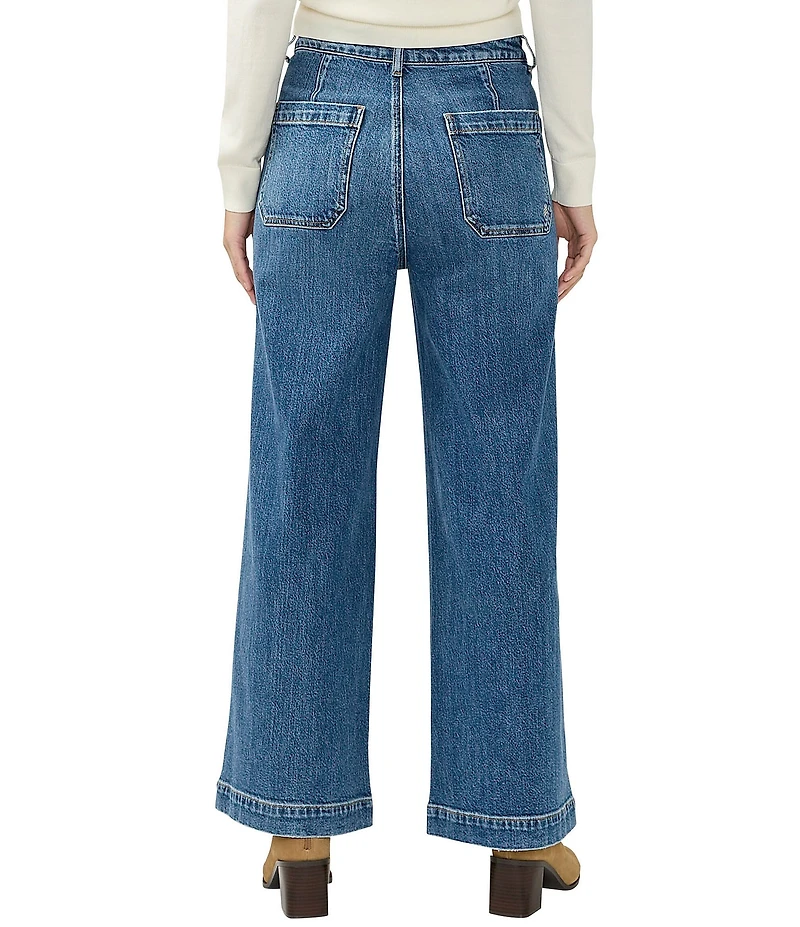 Silver Jeans Co. High Rise Wide Leg Ankle Jeans