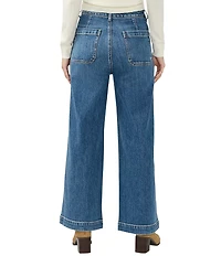 Silver Jeans Co. High Rise Wide Leg Ankle Jeans