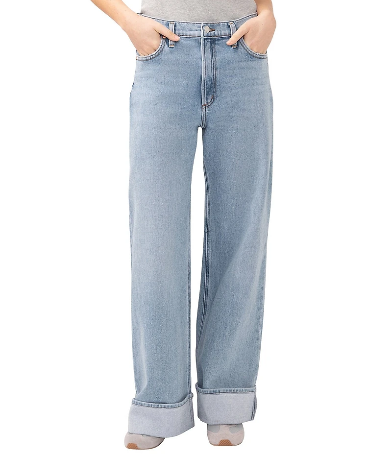 Silver Jeans Co. Highly Desirable High Rise Slim Fit Wide Leg Jeans