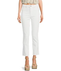 Silver Jeans Co. Ibister Straight Leg Cropped Ankle Jeans