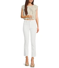 Silver Jeans Co. Ibister Straight Leg Cropped Ankle Jeans