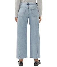 Silver Jeans Co. Isbister Fitted Wide Leg Cropped Jeans