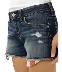 Silver Jeans Co. Mid Rise Americana Luxe Stretch Boyfriend Shorts