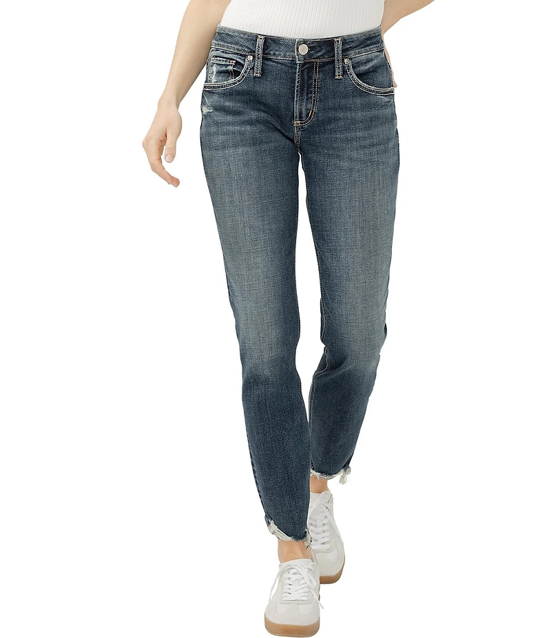 Silver Jeans Co. Mid Rise Classic Fit Boyfriend Jeans