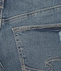Silver Jeans Co. Mid Rise Curvy Fit Boyfriend Shorts