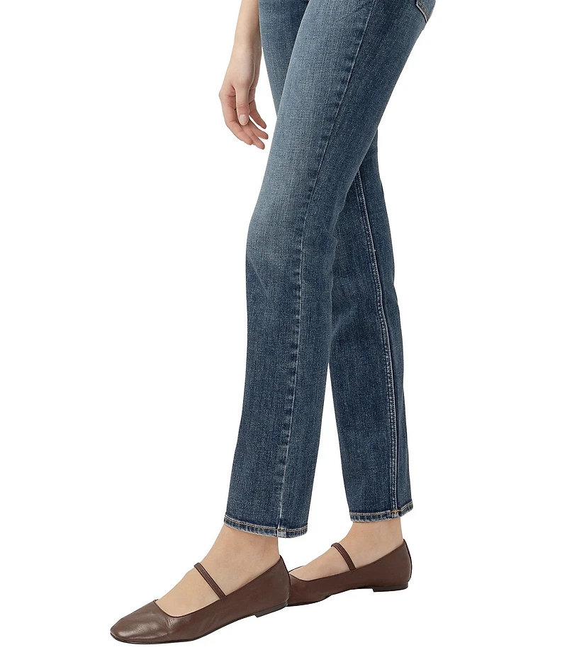 Silver Jeans Co. Most Wanted Mid Rise Straight Leg Jeans