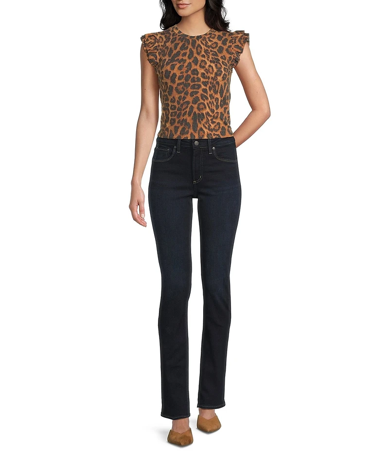 Silver Jeans Co. Most Wanted Mid Rise Slim Fit Straight Leg Jeans