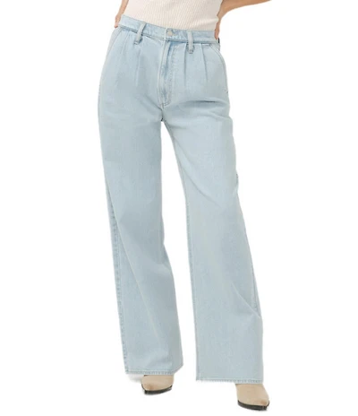 Silver Jeans Co. Pleated Wide Leg Denim Trousers