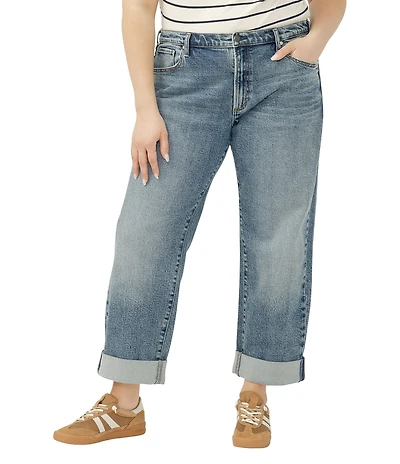 Silver Jeans Co. Plus Size 90s Straight Leg Jeans