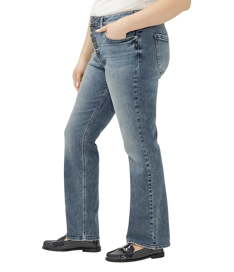 Silver Jeans Co. Plus Size Avery High Rise Slim Boot Jeans