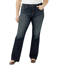 Silver Jeans Co. Plus Size Avery High Rise Slim Bootcut Jeans