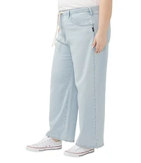 Silver Jeans Co. Plus Size High Rise Wide Leg Relaxed Jeans