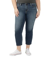 Silver Jeans Co. Plus Size Most Wanted Mid-Rise Straight Leg Jeans