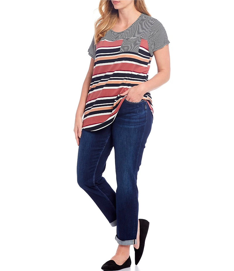 Silver Jeans Co. Plus Size Slim Boyfriend Jeans