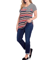 Silver Jeans Co. Plus Size Slim Boyfriend Jeans