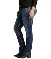 Silver Jeans Co. Plus Size Suki Mid Rise Straight Leg Jeans