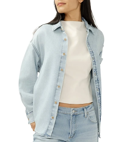 Silver Jeans Co. Relaxed Fit Denim Shirt