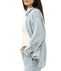 Silver Jeans Co. Relaxed Fit Denim Shirt