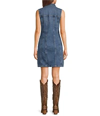 Silver Jeans Co. Sleeveless Denim Mini Dress
