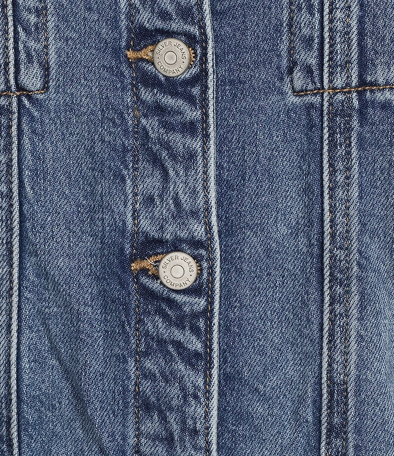 Silver Jeans Co. Sleeveless Denim Mini Dress