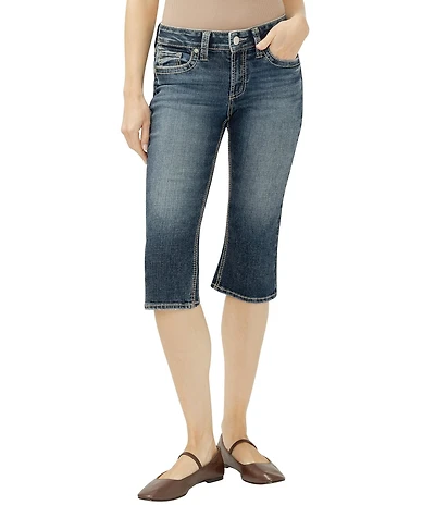 Silver Jeans Co. Suki Mid Rise Capri Jeans