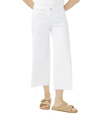 Silver Jeans Co. Suki Mid Rise Cropped Wide Leg Luxe Stretch Jeans