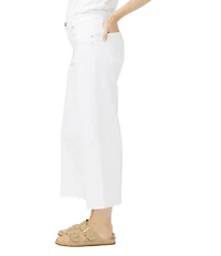 Silver Jeans Co. Suki Mid Rise Cropped Wide Leg Luxe Stretch Jeans