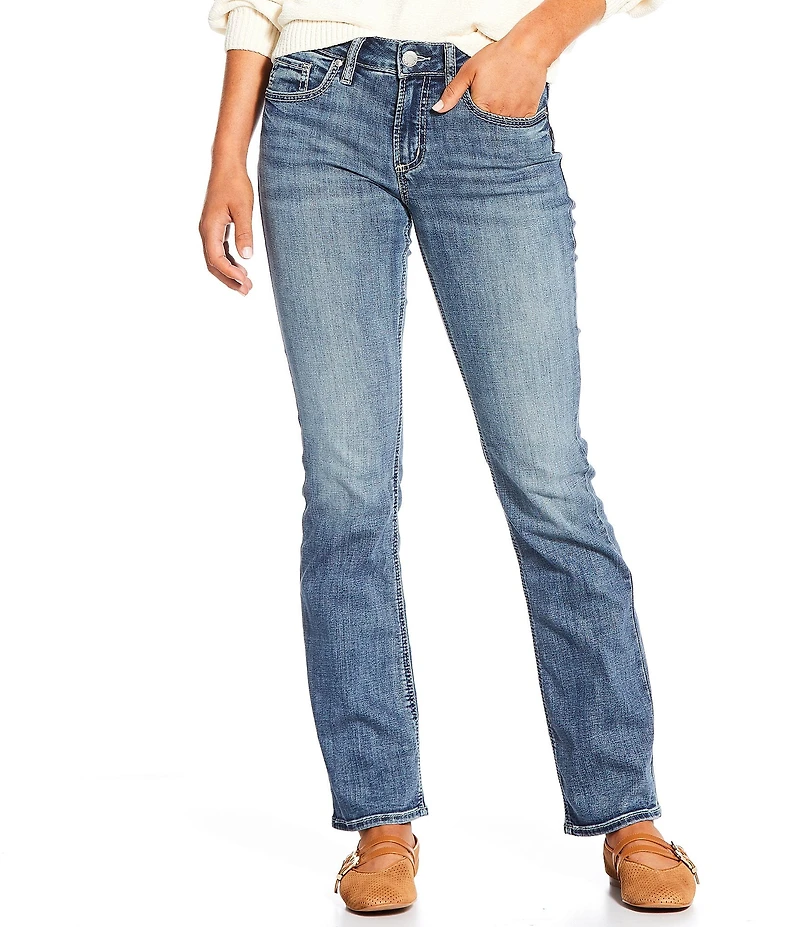 Silver Jeans Co. Suki Mid Rise Curvy Fit Bootcut Jeans