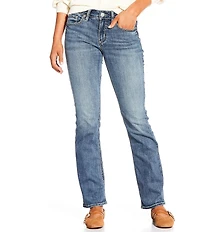 Silver Jeans Co. Suki Mid Rise Curvy Fit Bootcut Jeans
