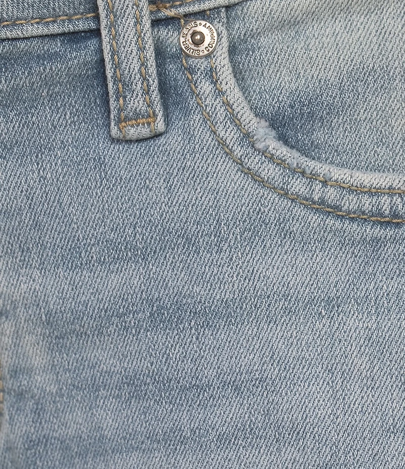 Silver Jeans Co. Suki Mid Rise Curvy Fit Frayed Hem Shorts
