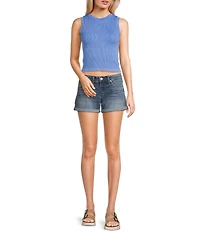 Silver Jeans Co. Suki Mid Rise Curvy-Fit Shorts