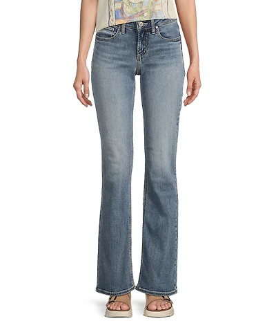Silver Jeans Co. Suki Mid Rise Curvy Fit Slim Bootcut Power Stretch™ Jeans