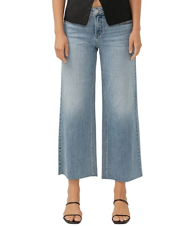 Silver Jeans Co. Suki Mid Rise Curvy Fit Wide Leg Jeans