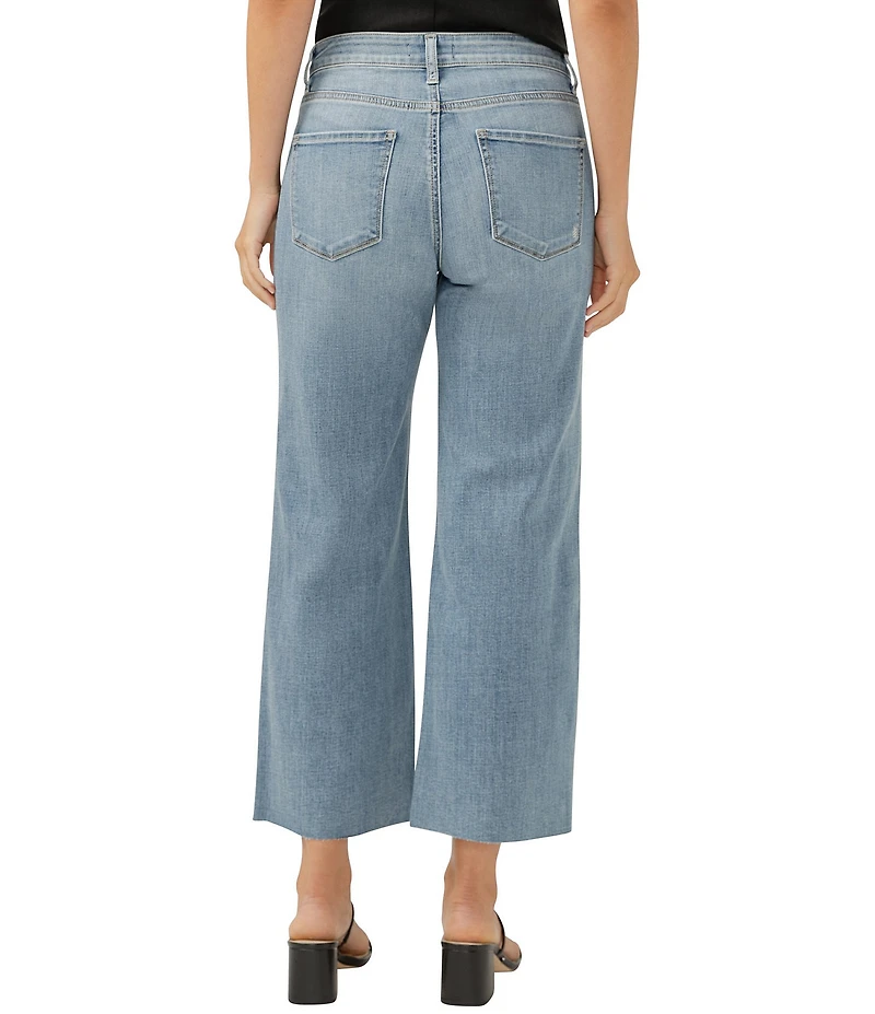 Silver Jeans Co. Suki Mid Rise Curvy Fit Wide Leg Jeans