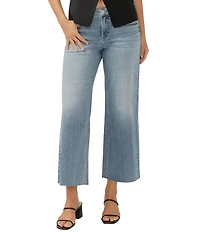 Silver Jeans Co. Suki Mid Rise Curvy Fit Wide Leg Jeans