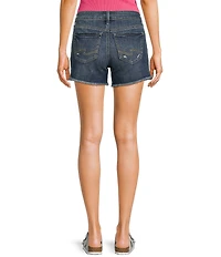 Silver Jeans Co. Suki Mid Rise Frayed Hem Curvy Fit Shorts