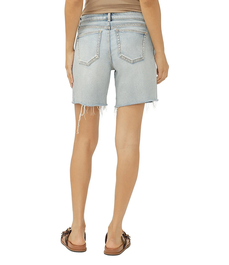 Silver Jeans Co. Suki Mid Rise Long Shorts