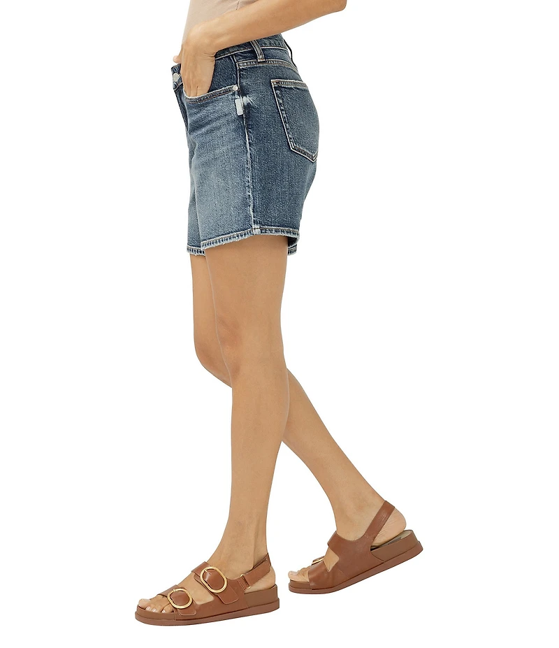 Silver Jeans Co. Suki Mid Rise Long Shorts