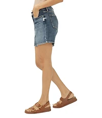Silver Jeans Co. Suki Mid Rise Long Shorts