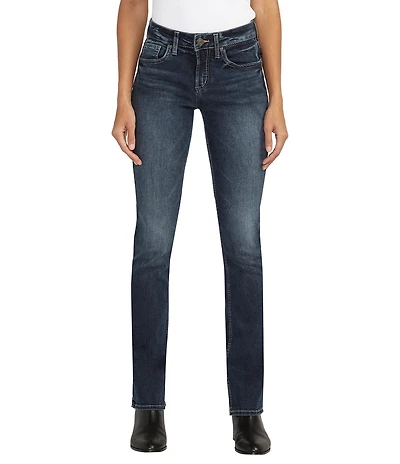Silver Jeans Co. Suki Mid Rise Recycled Polyester Slim Bootcut Jeans