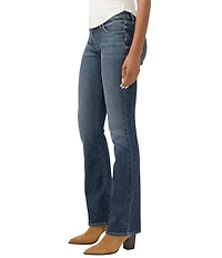 Silver Jeans Co. Suki Mid Rise Slim Fit Bootcut Curvy Jeans