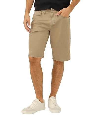 Silver Jeans Co. Zac Relaxed Fit Essential Twill 12#double; Inseam Shorts