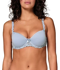 Simone Perele Andora 3D Molded Lace Embroidered Demi Underwire Bra