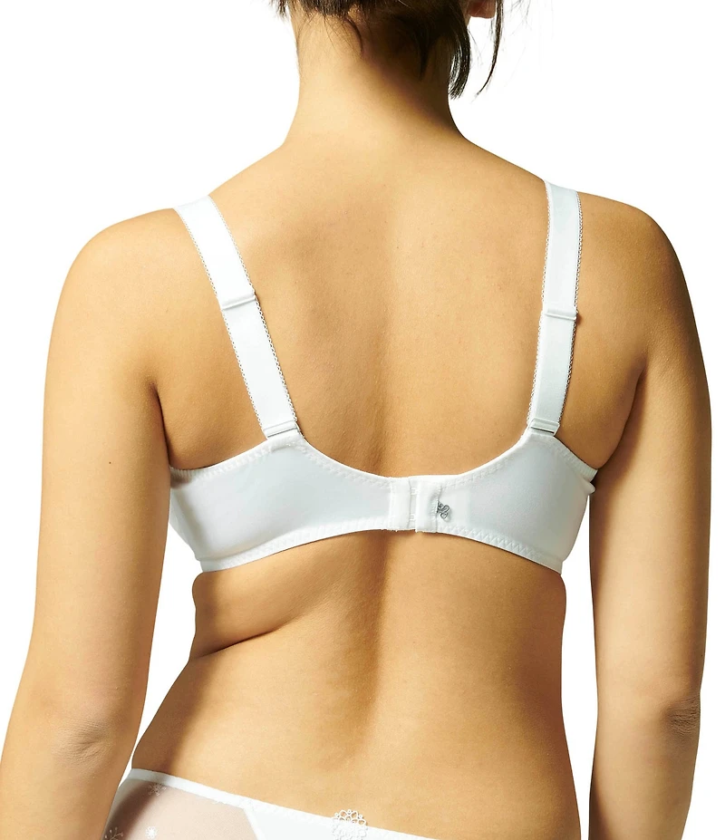 Simone Perele Delice Floral Embroidered Full Busted Contour Underwire Square Back Bra