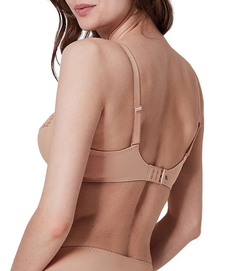 Simone Perele Delice Floral Embroidered Full Busted Contour Underwire Square Back Bra