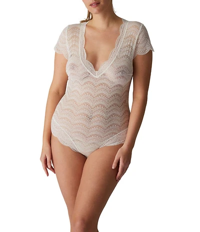 Simone Perele Karma Sheer Lace Bodysuit
