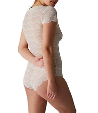 Simone Perele Karma Sheer Lace Bodysuit
