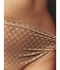 Simone Perele Plume Geo Lace Low Control High-Waisted Shaper Thong