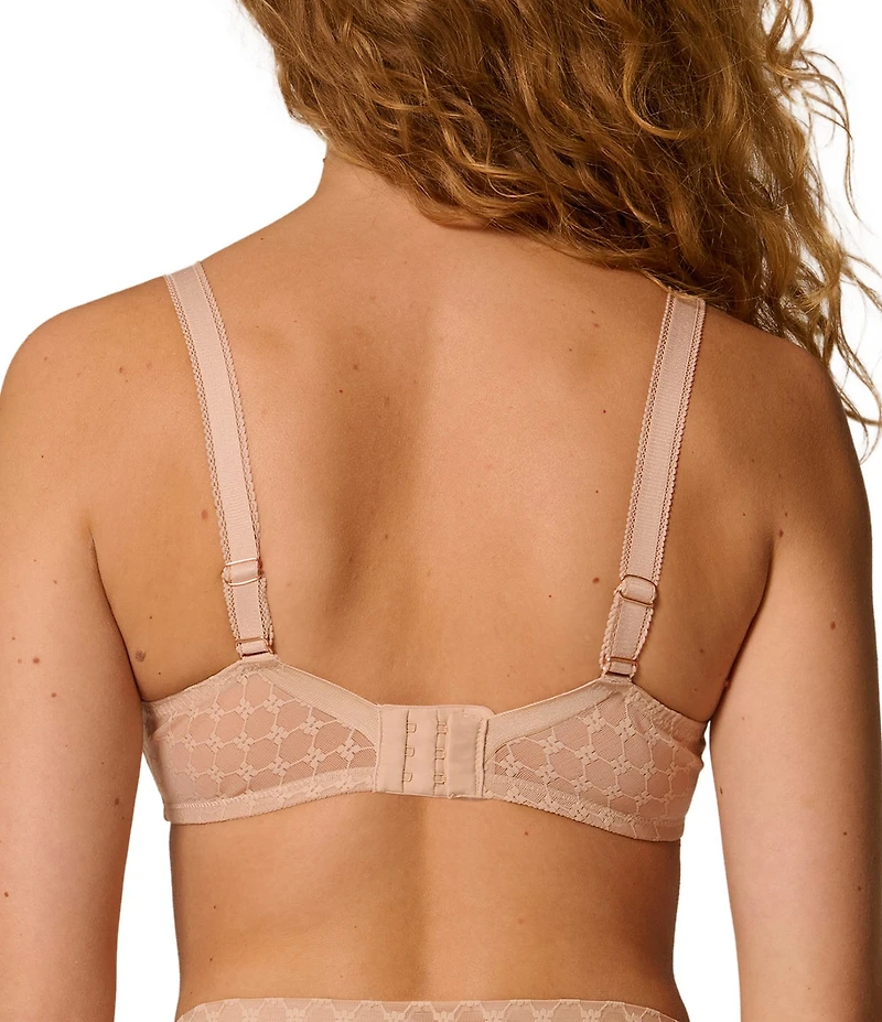 Simone Perele Plume Geo Lace Wire Free Scoop Neck Bralette