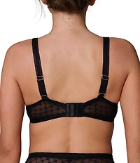 Simone Perele Plume Geo Lace Wire Free Scoop Neck Bralette